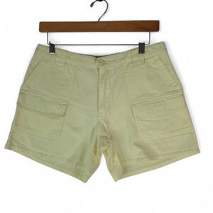 Sabree Shorts Womens‎ 8 Yellow Cargo Cotton Mid Rise 30x5